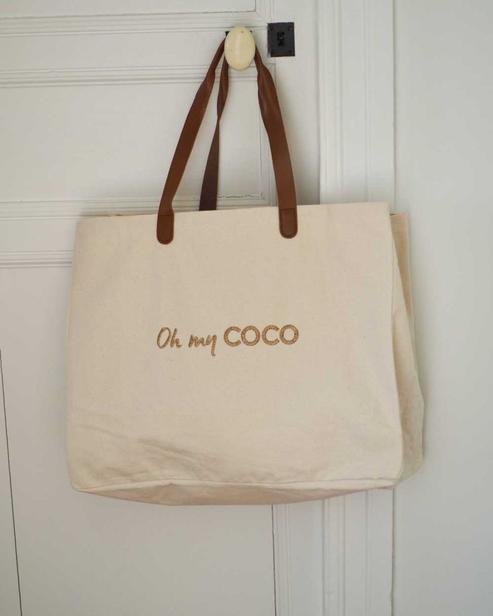 LE BEL AMI ECRU OH MY COCO – GOLD PAILLETE –