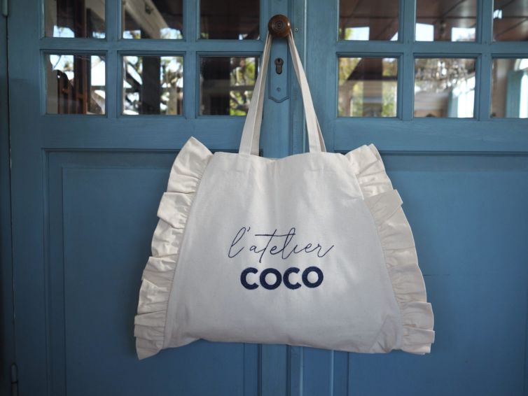 LE SAC ROSALIE L’ATELIER COCO broderie navy