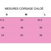 Le Corsage CHLOÉ rose layette