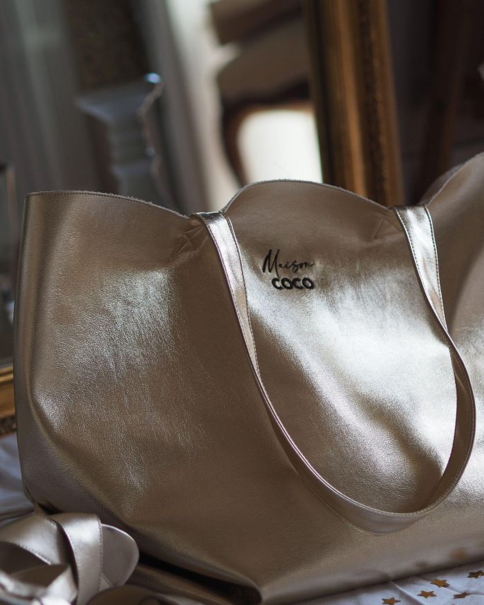 Le SAC DAILY SIMILI CUIR GOLD MAISON COCO