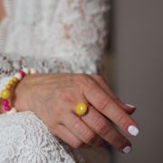 BAGUE JAUNE MOUTARDE ☀️