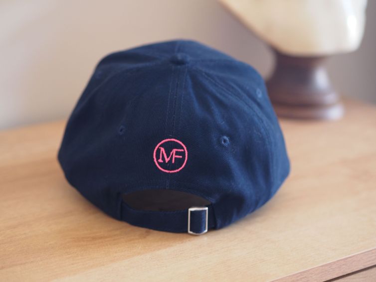Casquette NAVY LOULOU MON AMOUR rose fluo