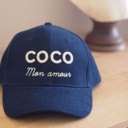 Casquette NAVY COCO MON AMOUR écru