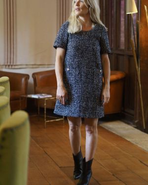 La Robe tweed MAXIME GRIS CHINÉ