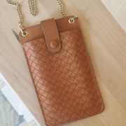 ÉTUI PORTABLE cognac