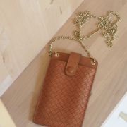ÉTUI PORTABLE cognac