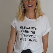 T-SHIRT OVERSIZE BLANC L’ELEGANTE