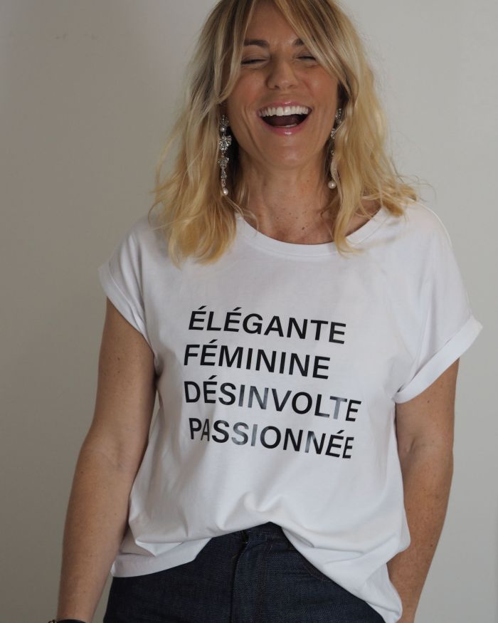 T-SHIRT OVERSIZE BLANC L’ELEGANTE