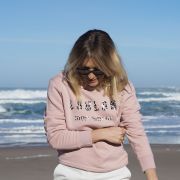 SWEAT PETALE DE ROSE LOULOU MON AMOUR LEOPARD