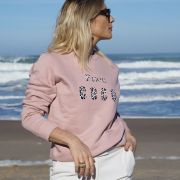 SWEAT PETALE DE ROSE BISOU COCO LEOPARD