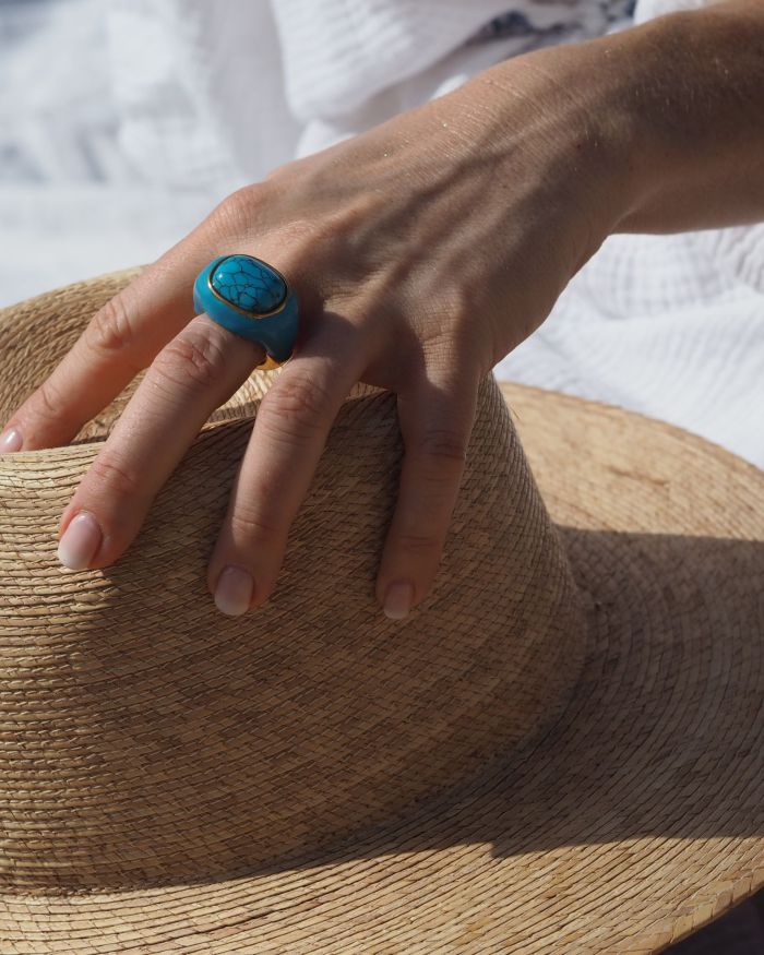 Bague KHALI turquoise