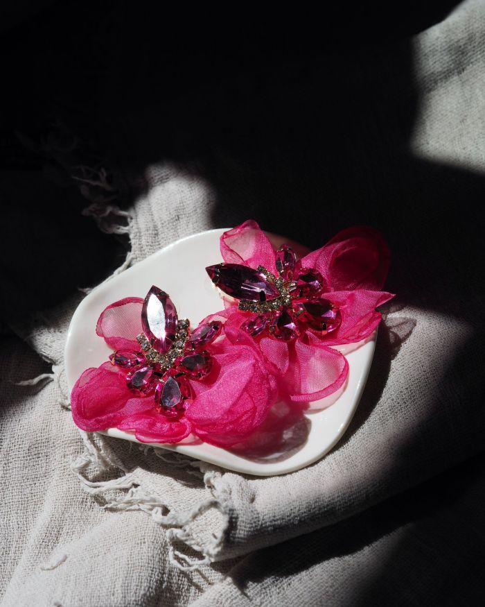 BOUCLES D’OREILLES SOLEA ROSE