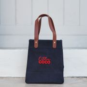 Le Sac LITTLE DENIM L’ATELIER COCO CORAIL FLUO 3D