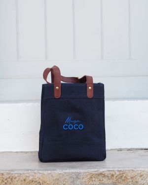 Le Sac LITTLE DENIM MAISON COCO BLEU SAPHIR SAPHIR 3D