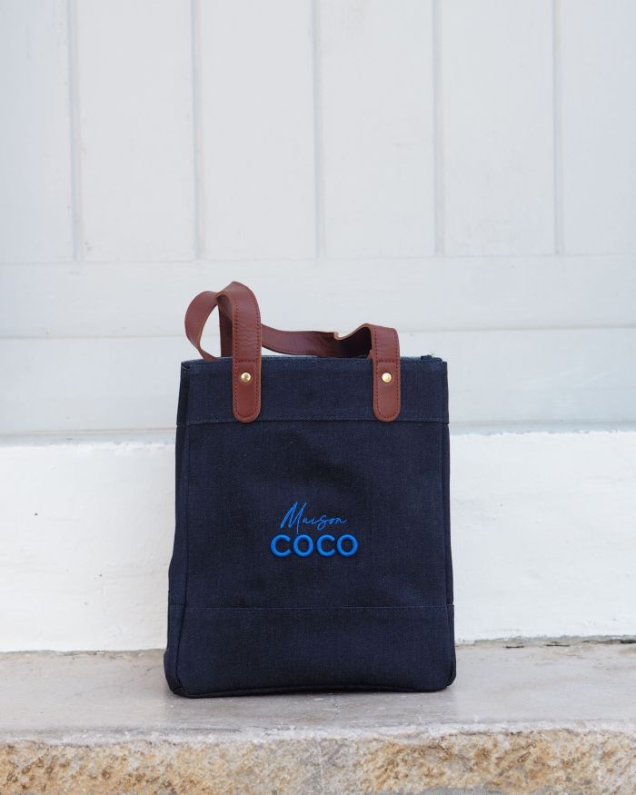 Le Sac LITTLE DENIM MAISON COCO BLEU SAPHIR SAPHIR 3D