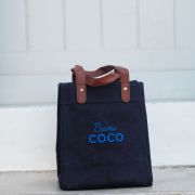 Le Sac LITTLE DENIM BISOU COCO BLEU SAPHIR 3D