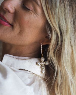 Boucles d’oreilles DOLORÈS doré