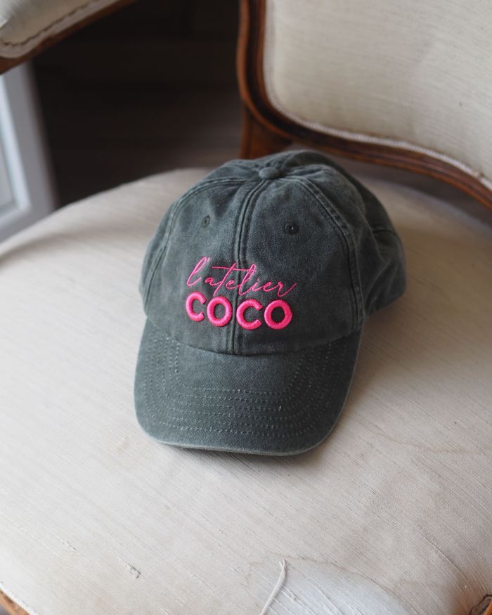 Casquette kaki vintage L’ATELIER COCO
