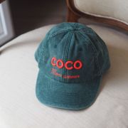 Casquette vert anglais vintage COCO MON AMOUR