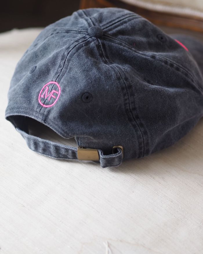 Casquette noir vintage BISOU COCO