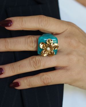 Bague CLEMENTINE turquoise