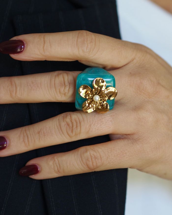 Bague CLEMENTINE turquoise