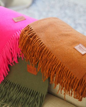 L’ÉCHARPE cachemire BROWN CHOCOLAT