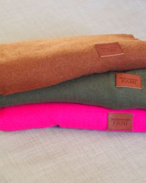 L’ÉCHARPE cachemire ROSE BONBON