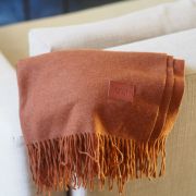 L’ÉCHARPE cachemire BROWN CHOCOLAT