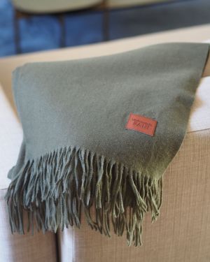 L’ÉCHARPE cachemire KAKI