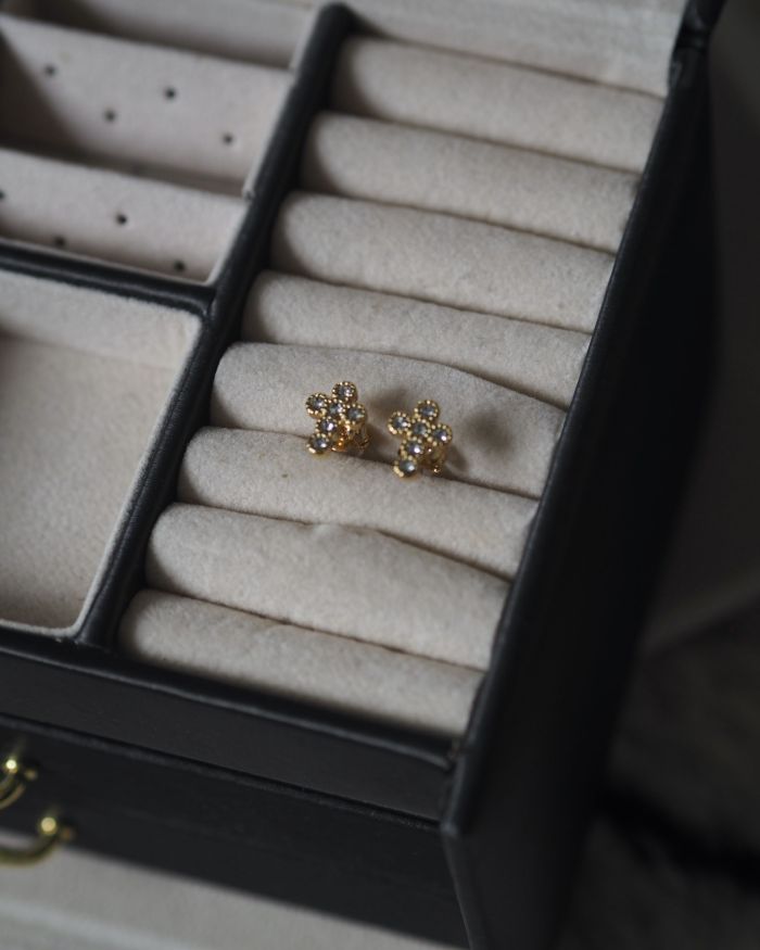 BO mini CROIX OR STRASS