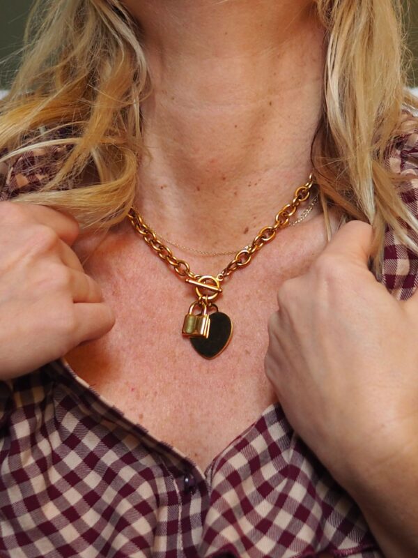 ROCK HEART NECKLACE