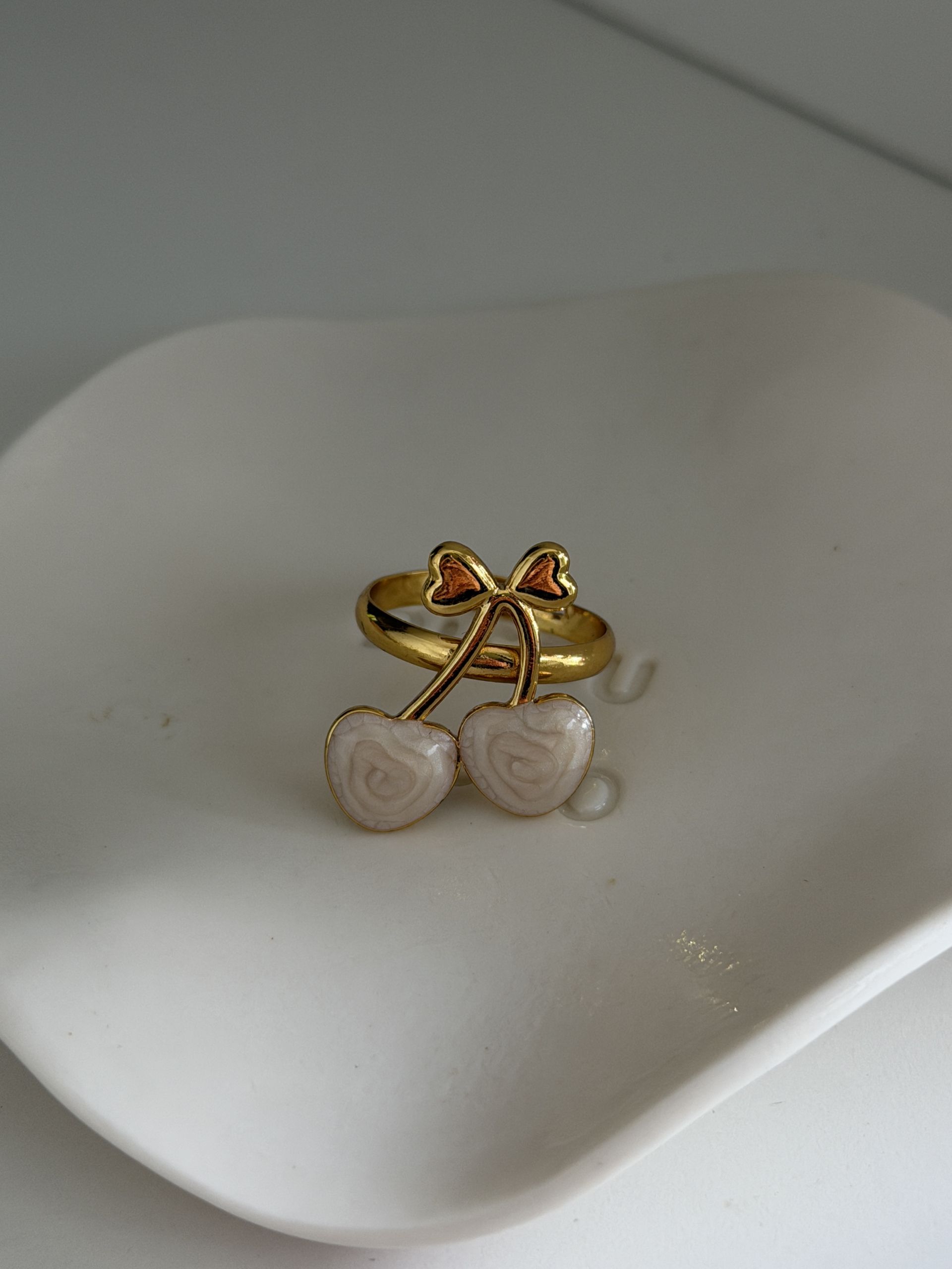 Bague CHERRY écru