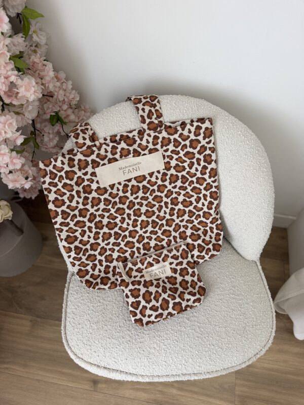 PROTO SAC & POCHETTE LEOPARD