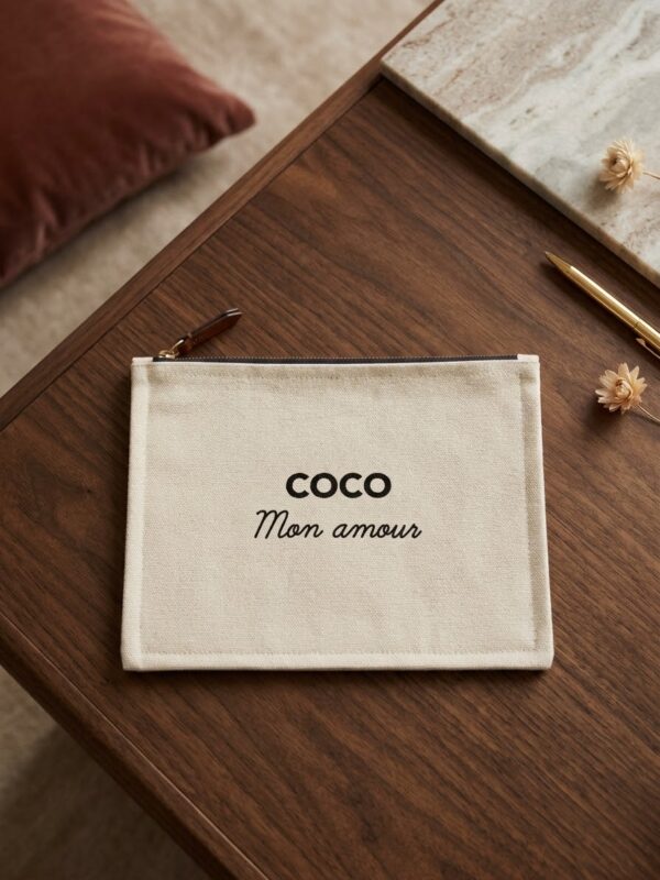 Pochette écru COCO MON AMOUR