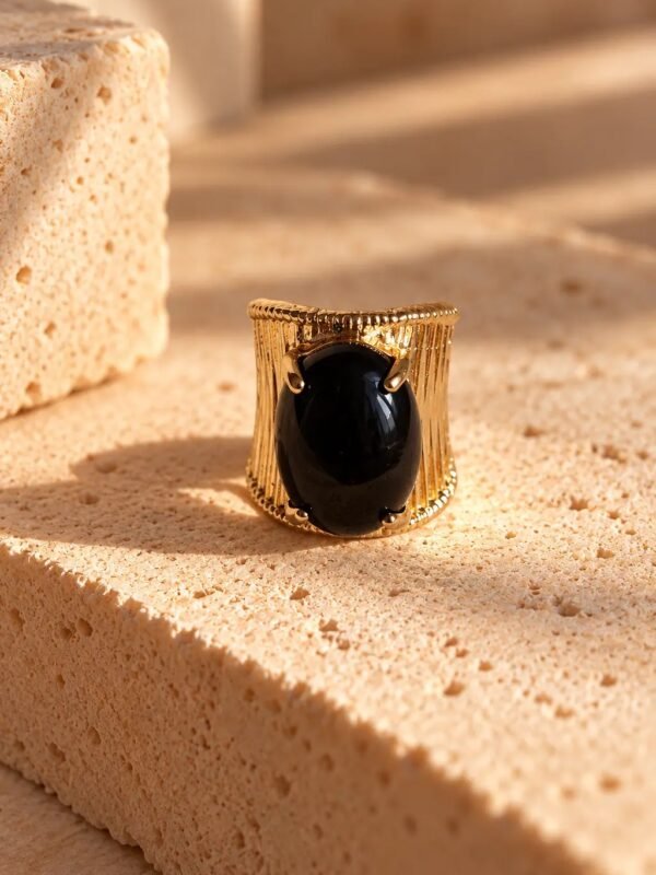 Bague ABONDANCE noire