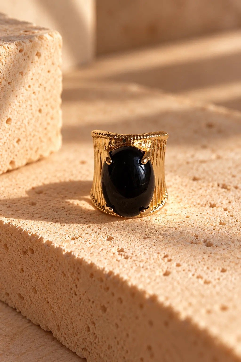 Bague ABONDANCE noire