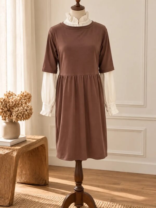 Robe MARTINE chocolat
