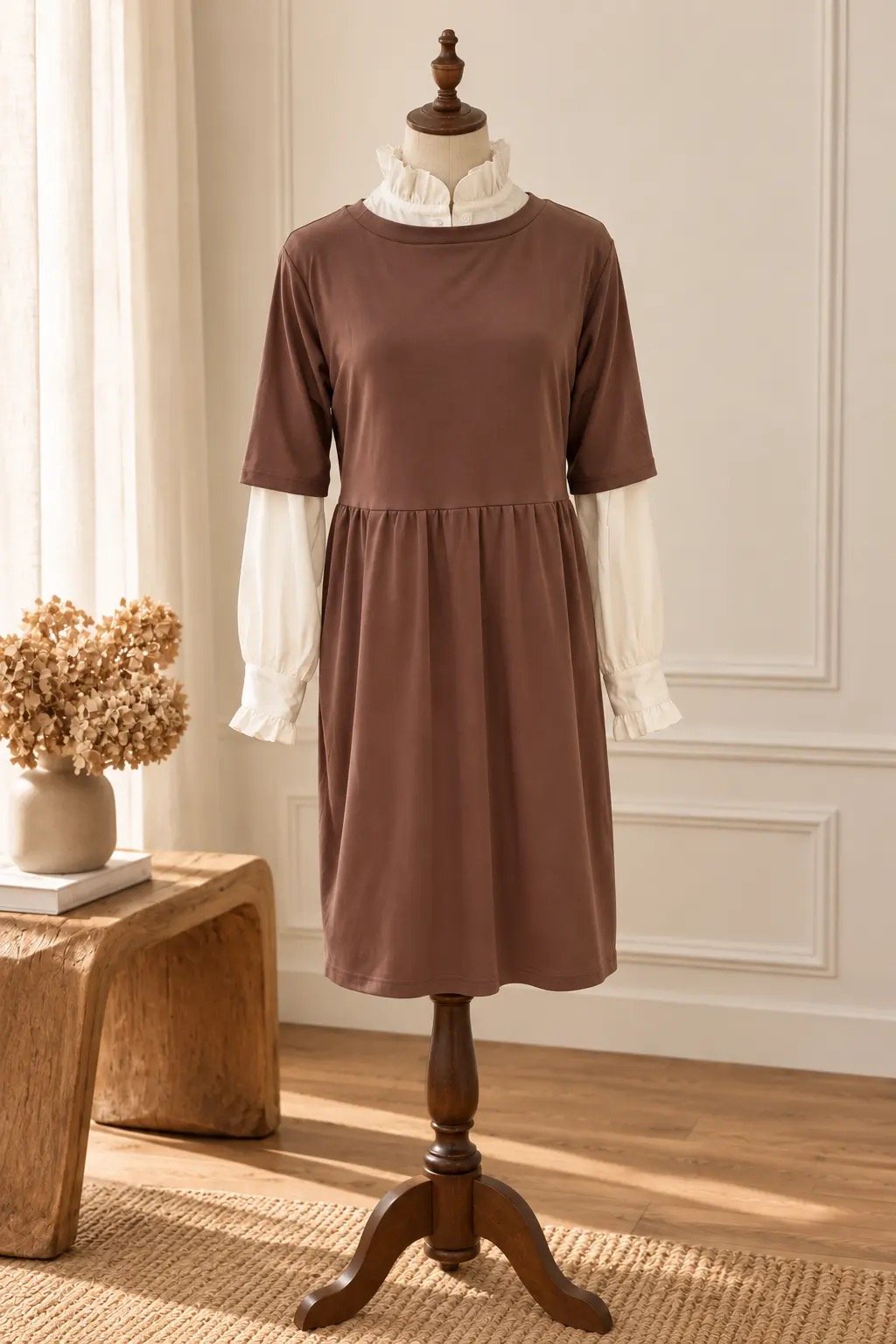 Robe MARTINE chocolat